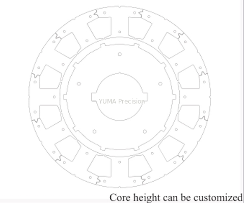 BLDC AC Servo Motor Materiał rdzenia wirnika Bezszczotkowy o średnicy zewnętrznej 85 mm