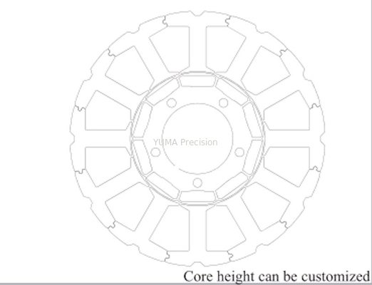 Laminacja Stack Motor Produkcja rdzenia Servo Stator Rotor dla przemysłu 3C